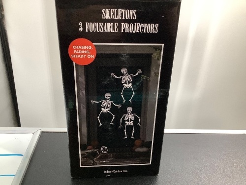 Skeletons, 3Focusable Projector, Appears New - Lot 178