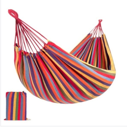 2-Person Brazilian-Style Double Hammock w/ Portable Carrying Bag, Appears New - Lot 223
