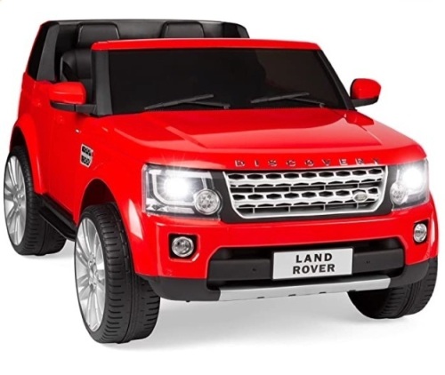 12V 3.7 MPH 2-Seater Licensed Land Rover Ride On Car Toy w/ Parent Remote Control - White, Appears New - Lot 84