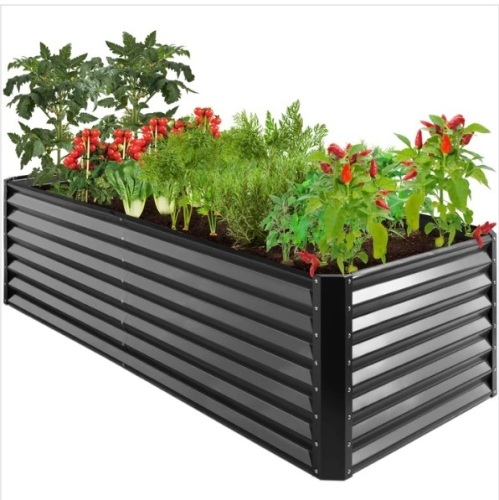 Outdoor Metal Raised Garden Bed for Vegetables, Flowers, Herbs - 8x4x2ft, Appears New - Lot 127