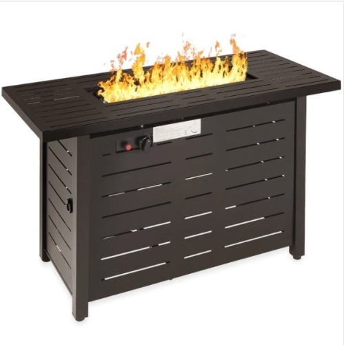 50,000 BTU Steel Propane Gas Fire Pit w/ Auto Ignition - 42in, Appears New - Lot 26