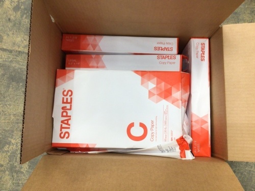 Lot of (8) Staples Legal Copy Paper Reams - Lot 295