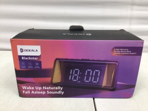 Dekala Blackstar Alarm Clock - Lot 357