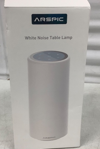 White Noise Table Lamp - Lot 495