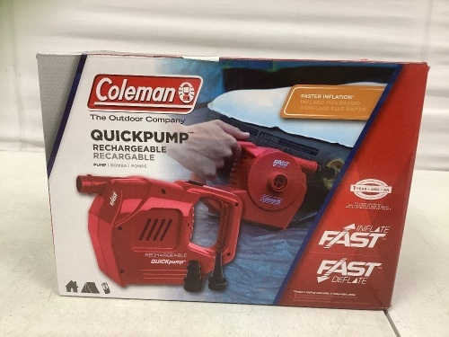 Rechargable Quickpump - Missing Charger - Lot 364