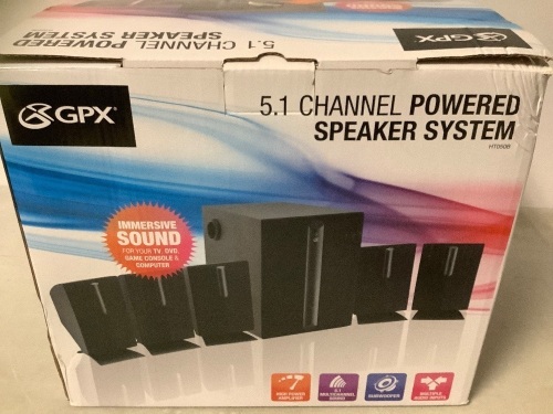 5.1 Channel Powered Speaker System - Lot 6