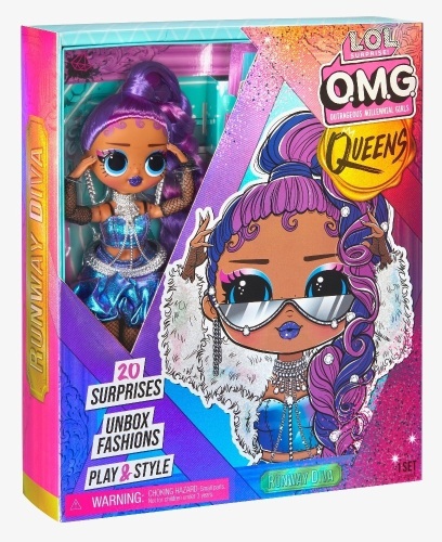 LOL Surprise OMG Queens Runway Diva Fashion Doll - Lot 385