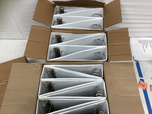 Lot of (15) Large 3-Ring Binders - Lot 519