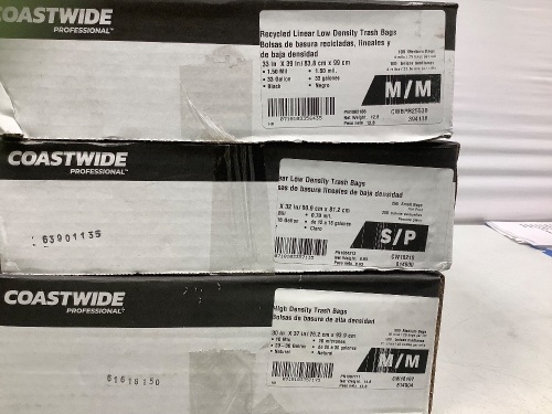 Lot of Small and Medium Trash Bags  - Lot 555