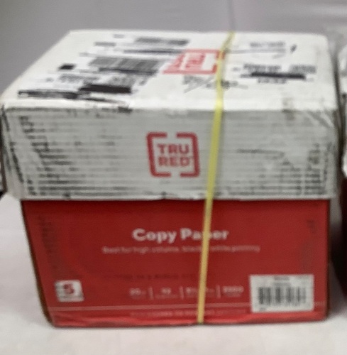 Case of (3) Reams 8.5"x11" Letter Office Paper - Lot 504