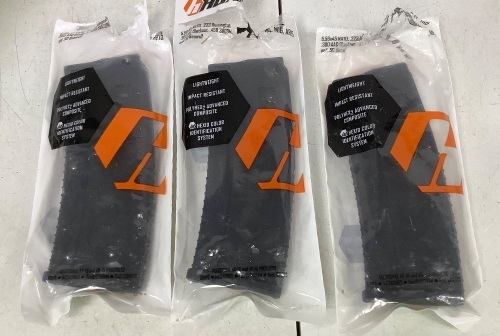 Lot of (3) 30 Round AR15 Magazines - Lot 379