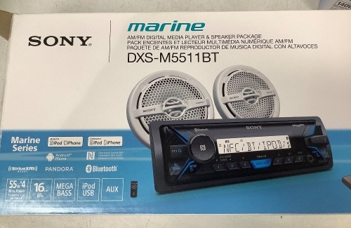 Marine Digital Media Receiver w/ Bluetooth and 6.5" Dual Cone Speakers - Lot 93