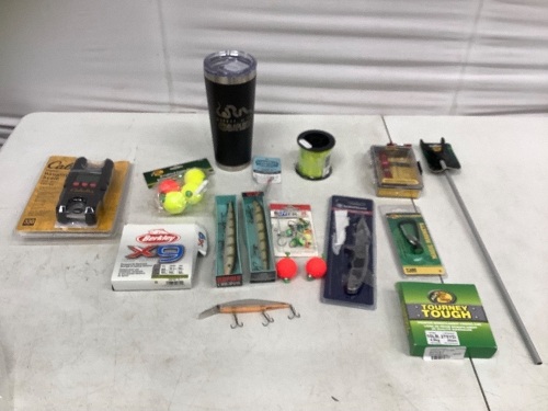 Lot of (16) Fishing Items - Lot 280