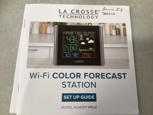 WiFi Color Forecast Station - Lot 382