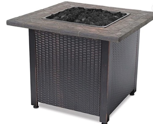 Endless Summer GAD1401GB LP Gas Outdoor Fire Pit, Bronze Glass - Lot 29