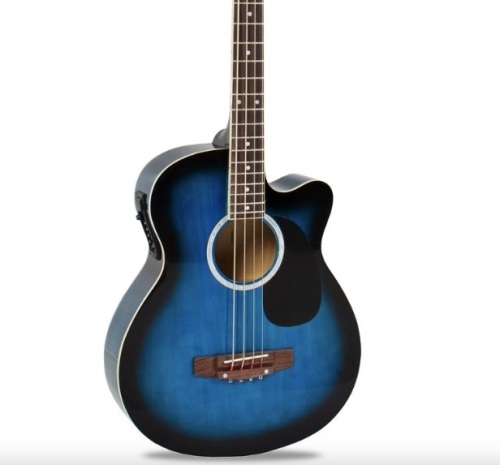Acoustic Electric Bass Guitar w/ Equalizer, Truss Rod - Lot 72