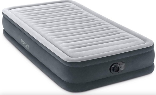Intex Dura-Beam Deluxe Comfort Plush Air Mattress Series with Internal Pump - Lot 101