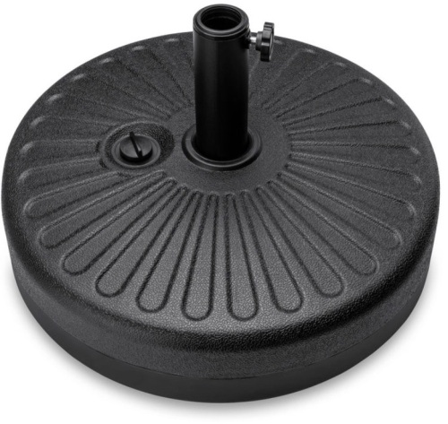 Plastic Patio Umbrella Base Pole Holder Accessory w/ Adjustable Knob - Lot 197