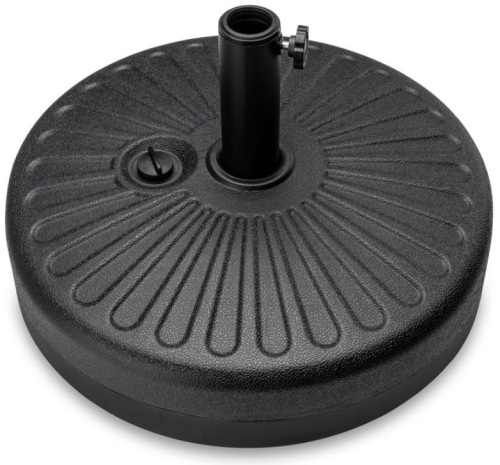 Plastic Patio Umbrella Base Pole Holder Accessory w/ Adjustable Knob - Lot 198