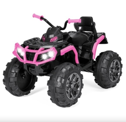 12V Kids Ride-On 4-Wheeler Quad ATV Car w/ 3.7mph Max, Bluetooth, Headlights - Lot 231