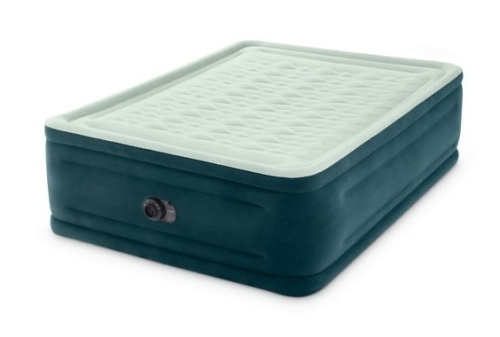 Intex Dura-Beam 24" Pillowtop Air Mattress, with Built-in Pump, Queen - Lot 240