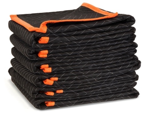 WEN 272406 72-Inch by 40-Inch Heavy Duty Padded Moving Blankets, 6-Pack - Lot 252