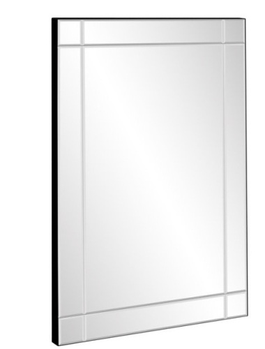 36x24in Rectangular Bedroom Bathroom Entryway Decorative Frameless Wall Mirror - Lot 279