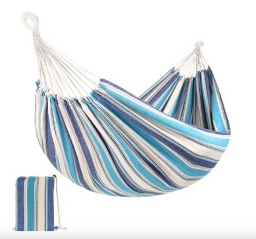 2-Person Brazilian-Style Double Hammock w/ Portable Carrying Bag - Lot 389