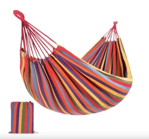 2-Person Brazilian-Style Double Hammock w/ Portable Carrying Bag - Lot 391