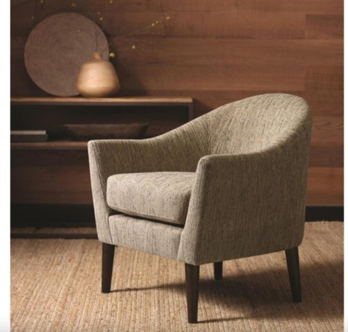 Madison Park Grayson Hardwood Chair In Grey Finish - Lot 407