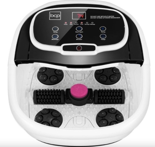Automatic Heated Shiatsu Massage Foot Bath Spa w/ Pumice Stone - Lot 428