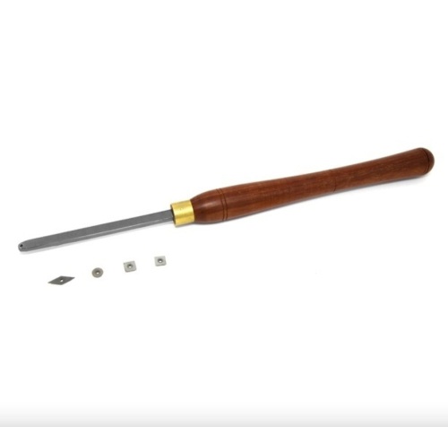 18.5-Inch Indexable Wood Turning Chisel with Four Carbide Cutter Tips - Lot 455