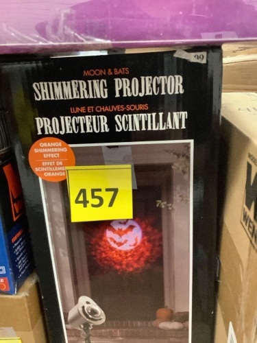 Moon & Bats Shimmering Projector - Lot 457