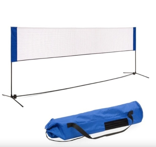 Portable Freestanding Volleyball, Tennis, Badminton Net - 12.5ft - Lot 491