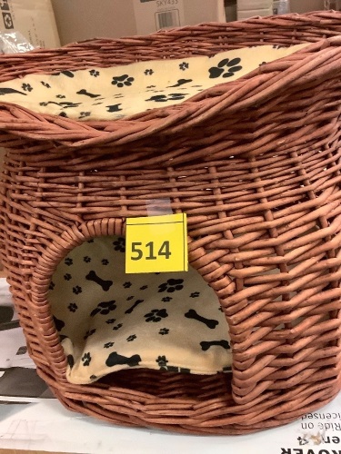 Wicker Pet Bed - Lot 514