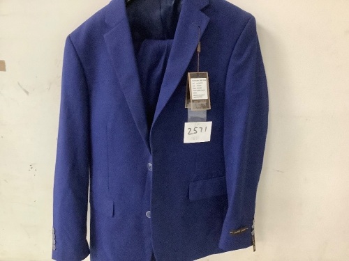 Pierre Loren Cobalt Blue Suit - Lot 2571