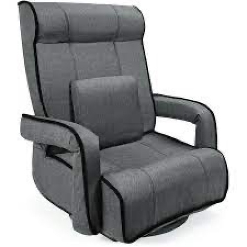 Oversized Swivel Gaming Floor Chair w/ Armrest, Adjustable Backrest - Lot 2946