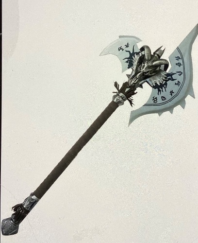 Sword Valley Cosplay Anime Game Wrath of The Lich KingShadowmourne, Legendary Two-Handed Orange Axe,Shadow's Edge, Like New, Retail - $168.99 - Lot 20