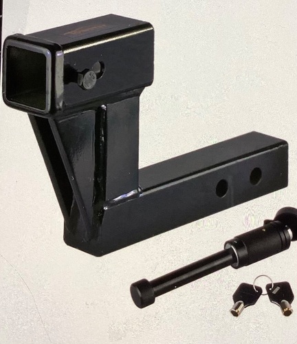 Towever SP84123 Hitch Extension Bar 7" & 9" Length 6.25"Rise with 5/8 inch Hitch Receiver Lock, Like New, Retail - $90.99 - Lot 22