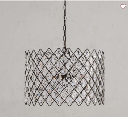 Pottery Barn, Arden Crystal Chandelier, Like New, retail - $599 - Lot 24