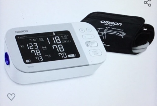 OMRON Platinum Blood Pressure Monitor with Free 6-monthPremium Mobile App Trial, Upper Arm Cuff, Digital BluetoothBlood Pressure Machine,Like New, Retail - $89.29 - Lot 28