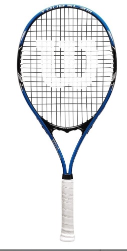 Wilson Tour Slam Lite Adult RecreationalTennis Racket - Grip Size 3 - 4 3/8", Blue/Black(B01C2MTHVG) , Like New retail - $35.99 - Lot 36