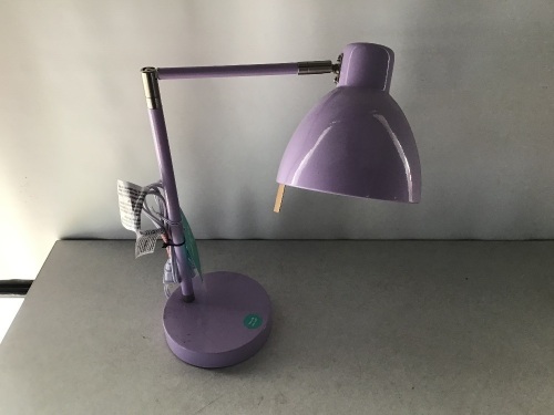 Pillowfort, Purple Touch Desk Lamp, New, retail - $29.99 - Lot 67