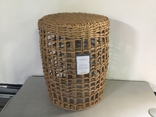 Threshold , Wicker Accent Patio Table , Like New, Retail - $70 - Lot 129