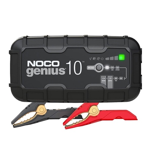 Noco, genius 10, 1-Bank 10 Amp On-Board Battery Charger, Like New, Retail - $99.95 - Lot 135