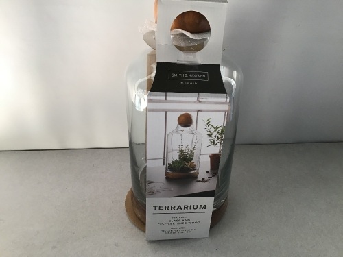 Smith & Hawken, Wood, Terrarium, New, Retail - $59.99 - Lot 152