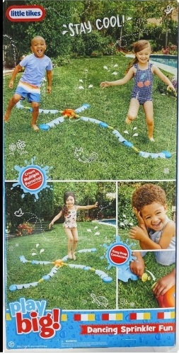 Little Tikes Dancing Sprinkler Fun Outdoor Water Toy Activity W/Spinning Pattern, Like New, Retail - $19.99 - Lot 195