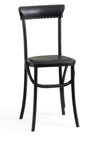 Pottery Barn , Lucas Dining Side Chair, Black , Like New, Retail - $299 - Lot 196