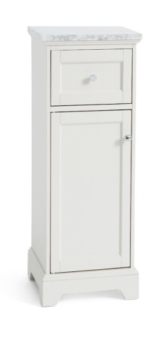 Pottery Barn, Marble Top Sundry, White , Like New, Retail - $399 - Lot 199
