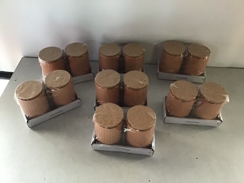 Home Decor Jars , 2 PK , LOT of 7 , New , Retail -$5 - Lot 221
